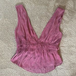 Silk Pink Top